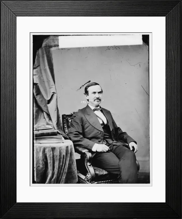 Framed Print : George Madison Adams of Kentucky, between 1860 and 1875. Creator: Unknown Framed Print : George Madison Adams of Kentucky, between 1860 and 1875. Creator: Unknown