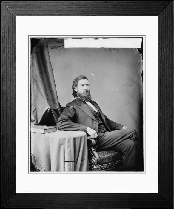 Framed Print : John Taylor Bird of New Jersey, between 1860 and 1875. Creator: Unknown Framed Print : John Taylor Bird of New Jersey, between 1860 and 1875. Creator: Unknown