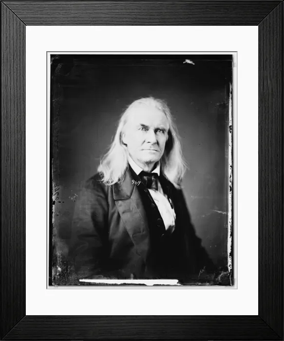 Framed Print : Edmund Ruffin, between 1860 and 1875. Creator: Unknown