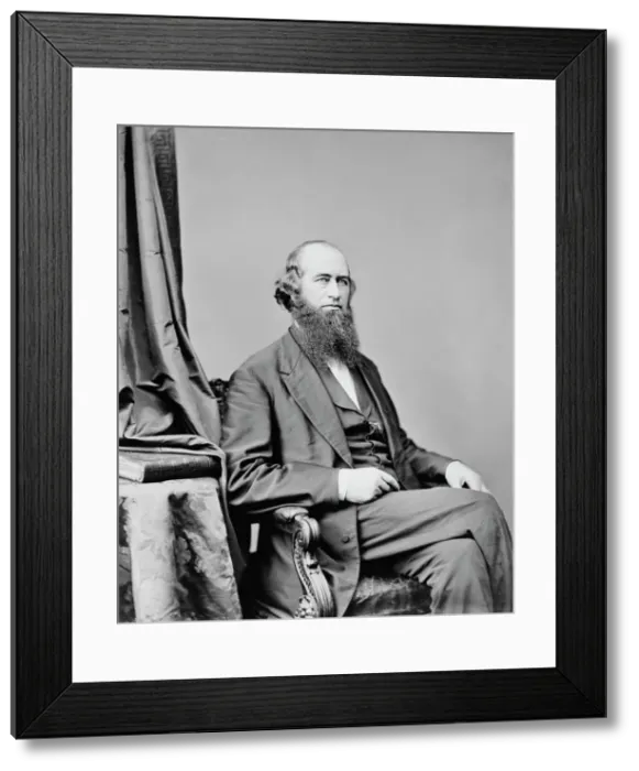 Framed Print : Jacob Benton of New Hampshire, between 1860 and 1875. Creator: Unknown Framed Print : Jacob Benton of New Hampshire, between 1860 and 1875. Creator: Unknown