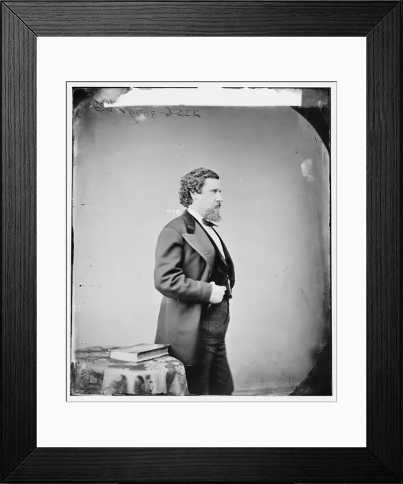 Framed Print : George Eliphaz Spencer of Alabama, between 1860 and 1875. Creator: Unknown Framed Print : George Eliphaz Spencer of Alabama, between 1860 and 1875. Creator: Unknown