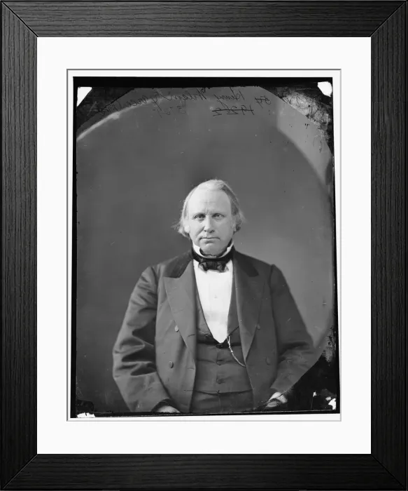 Framed Print : Henry Wilson of Massachussetts, between 1860 and 1875. Creator: Unknown Framed Print : Henry Wilson of Massachussetts, between 1860 and 1875. Creator: Unknown