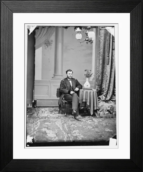 Framed Print : Ulysses S. Grant, between 1860 and 1875. Creator: Unknown Framed Print : Ulysses S. Grant, between 1860 and 1875. Creator: Unknown
