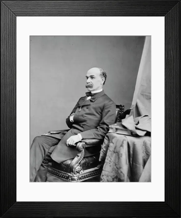 Framed Print : William Pinkney Whyte of Maryland, between 1860 and 1875. Creator: Unknown Framed Print : William Pinkney Whyte of Maryland, between 1860 and 1875. Creator: Unknown