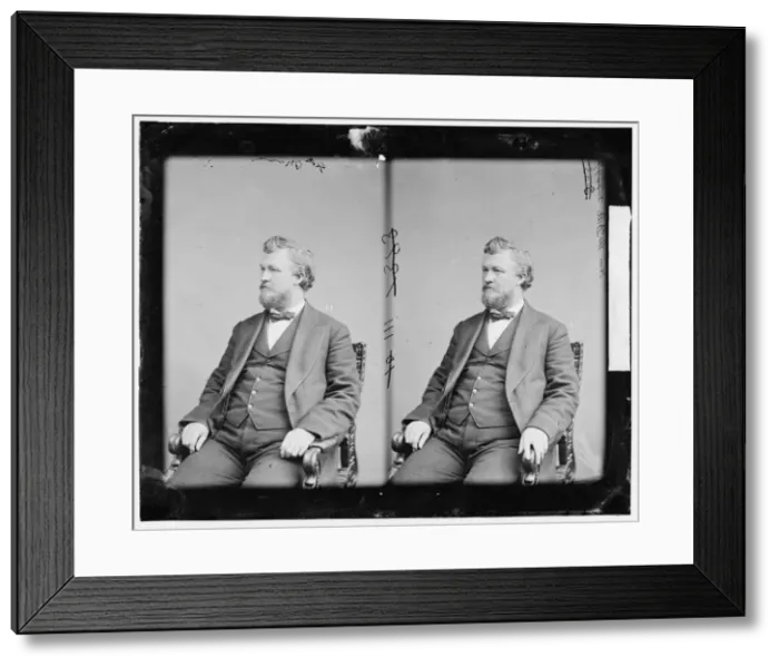 Framed Print : James Wilson McDill of Iowa, between 1865 and 1880. Creator: Unknown Framed Print : James Wilson McDill of Iowa, between 1865 and 1880. Creator: Unknown