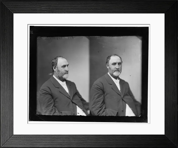 Framed Print : Russell Errett of Pennsylvania, between 1865 and 1880. Creator: Unknown Framed Print : Russell Errett of Pennsylvania, between 1865 and 1880. Creator: Unknown