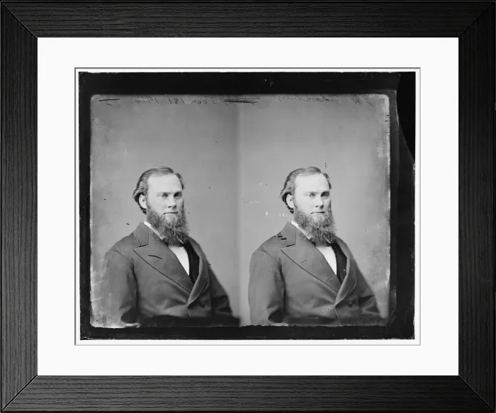 Framed Print : Jacob Montgomery Thornburgh of Tennessee, between 1865 and 1880. Creator: Unknown Framed Print : Jacob Montgomery Thornburgh of Tennessee, between 1865 and 1880. Creator: Unknown