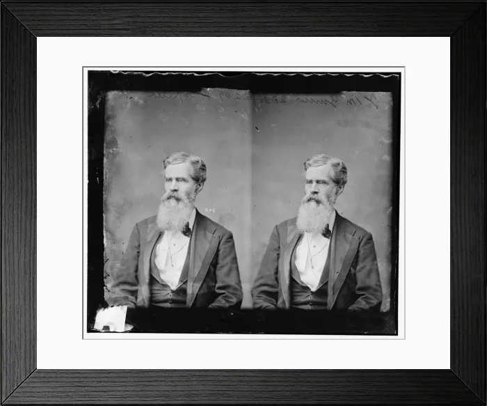 Framed Print : Thomas Montague Gunter of Arkansas, between 1865 and 1880. Creator: Unknown Framed Print : Thomas Montague Gunter of Arkansas, between 1865 and 1880. Creator: Unknown