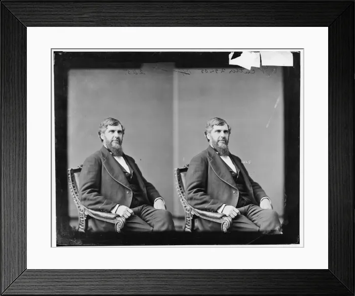 Framed Print : Augustus William Cutler of New York, 1865-1880. Creator: Unknown Framed Print : Augustus William Cutler of New York, 1865-1880. Creator: Unknown