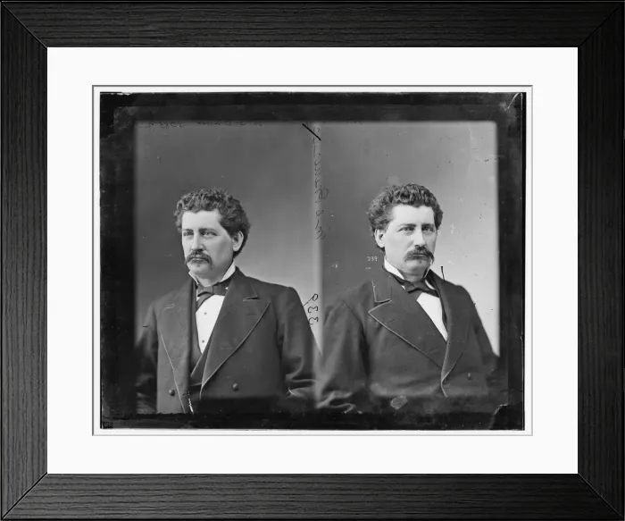 Framed Print : Mark Spencer Brewer of Michigan, 1865-1880. Creator: Unknown Framed Print : Mark Spencer Brewer of Michigan, 1865-1880. Creator: Unknown
