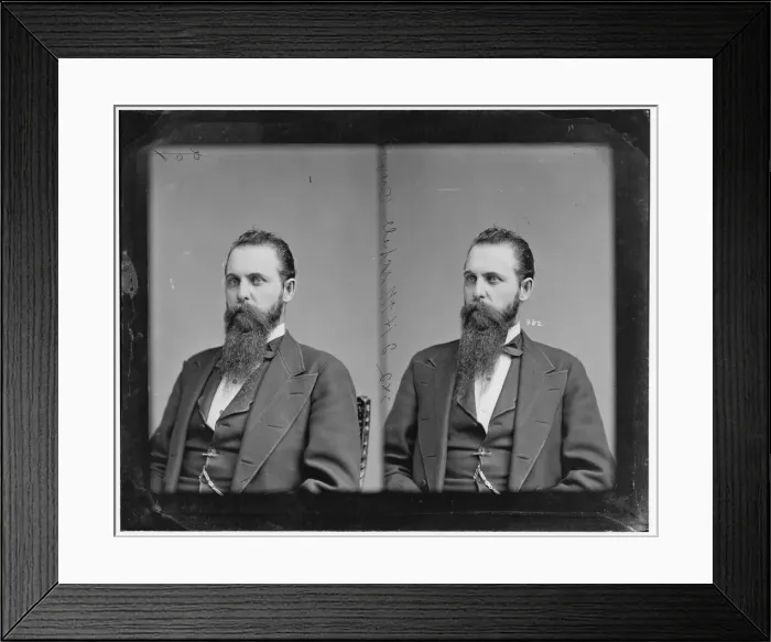 Framed Print : John Hipple Mitchell of Oregon, 1865-1880. Creator: Unknown Framed Print : John Hipple Mitchell of Oregon, 1865-1880. Creator: Unknown