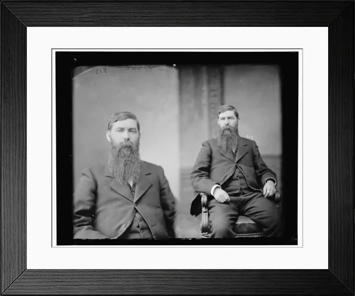 Framed Print : Moses Ayers McCoid of Iowa, 1865-1880. Creator: Unknown Framed Print : Moses Ayers McCoid of Iowa, 1865-1880. Creator: Unknown