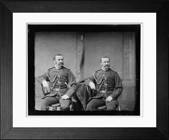Framed Print : Major Goodloe, U. S. Marines. between 1865 and 1880. Creator: Unknown Framed Print : Major Goodloe, U. S. Marines. between 1865 and 1880. Creator: Unknown