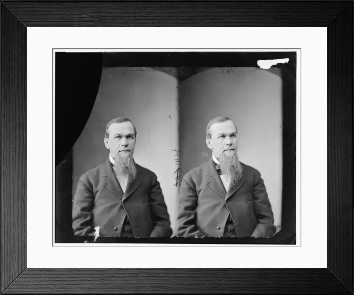 Framed Print : George A. Bagley of New York, 1865-1880. Creator: Unknown