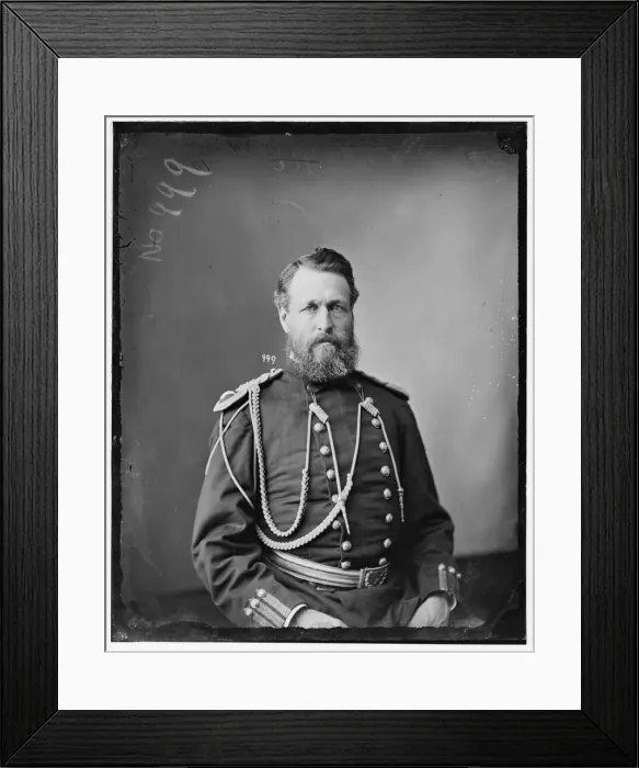 Framed Print : General William Dennison Whipple, US Army, between 1865 and 1880. Creator: Unknown Framed Print : General William Dennison Whipple, US Army, between 1865 and 1880. Creator: Unknown