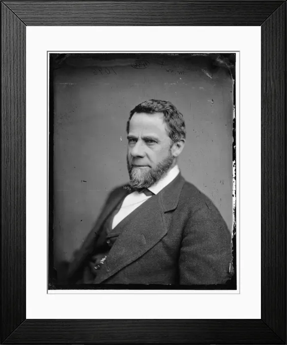 Framed Print : Henry Gassaway Davis of West Virginia, between 1865 and 1880. Creator: Unknown Framed Print : Henry Gassaway Davis of West Virginia, between 1865 and 1880. Creator: Unknown