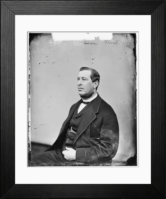 Framed Print : Daniel Johnson Morrell of Pennsylvania, between 1865 and 1880. Creator: Unknown Framed Print : Daniel Johnson Morrell of Pennsylvania, between 1865 and 1880. Creator: Unknown