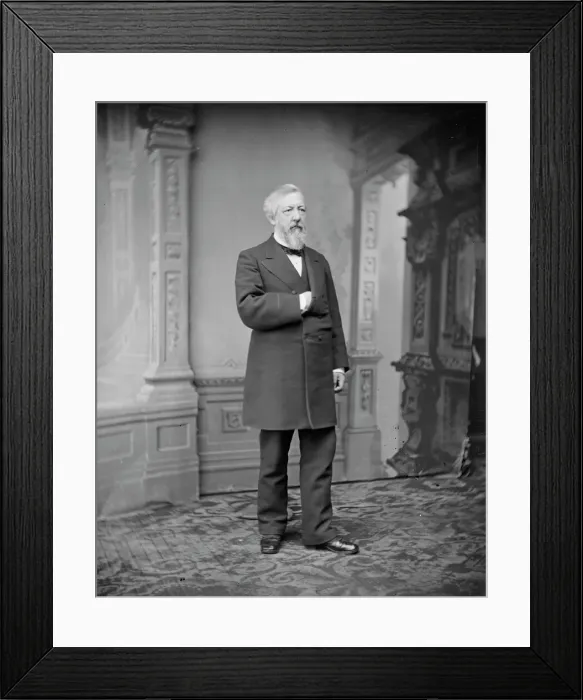 Framed Print : James G. Blaine of Maine, between 1865 and 1880. Creator: Unknown Framed Print : James G. Blaine of Maine, between 1865 and 1880. Creator: Unknown