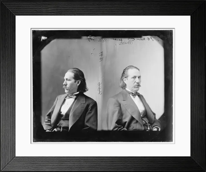 Framed Print : J. H. Harman of Michigan?, 1865-1880. Creator: Unknown Framed Print : J. H. Harman of Michigan?, 1865-1880. Creator: Unknown