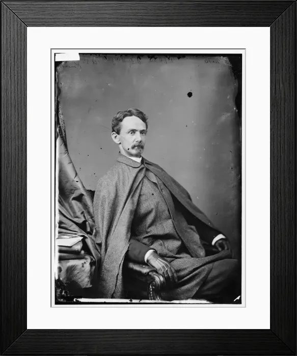 Framed Print : Senator John J. Ingalls of Kansas, 1873. Creator: Unknown