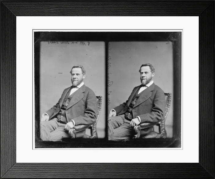 Framed Print : Henry G. Davis of West Virginia, 1865-1880. Creator: Unknown Framed Print : Henry G. Davis of West Virginia, 1865-1880. Creator: Unknown