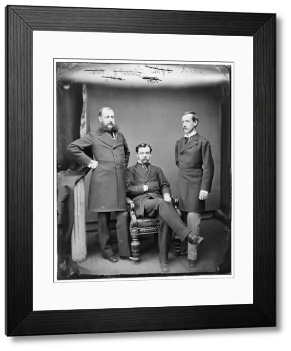 Framed Print : Robert Lincoln (group), between 1865 and 1880. Creator: Unknown Framed Print : Robert Lincoln (group), between 1865 and 1880. Creator: Unknown