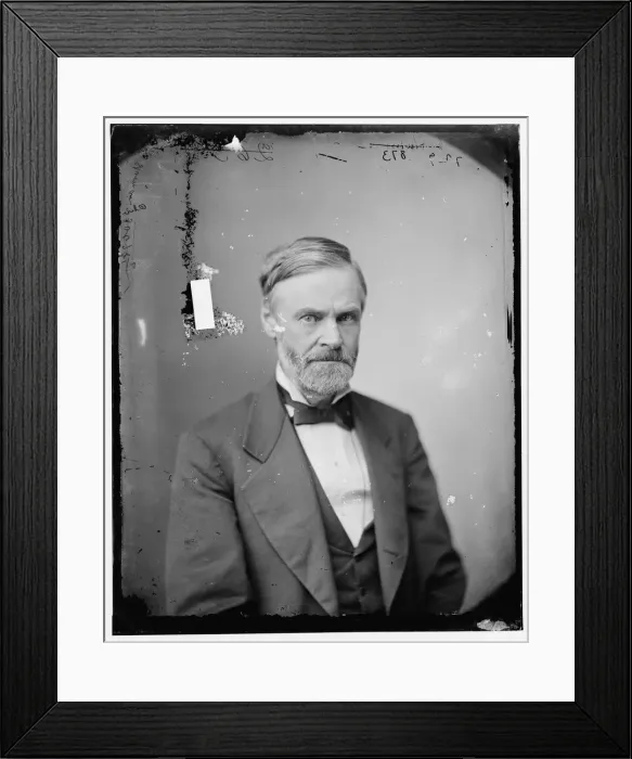 Framed Print : John Sherman of Ohio, between 1865 and 1880. Creator: Unknown Framed Print : John Sherman of Ohio, between 1865 and 1880. Creator: Unknown