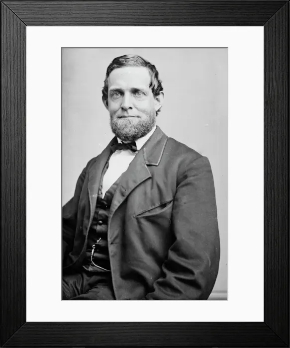 Framed Print : Schuyler Colfax of Indiana, between 1855 and 1865. Creator: Unknown Framed Print : Schuyler Colfax of Indiana, between 1855 and 1865. Creator: Unknown