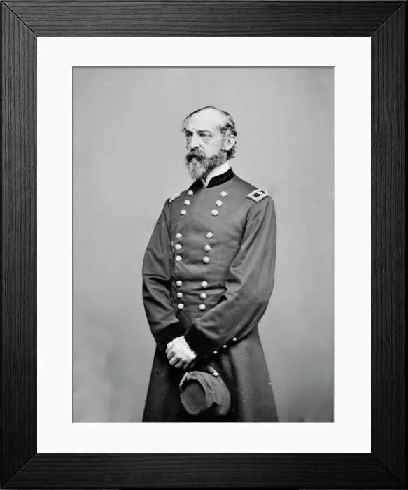 Framed Print : General George Gordon Meade, between 1855 and 1865. Creator: Unknown Framed Print : General George Gordon Meade, between 1855 and 1865. Creator: Unknown