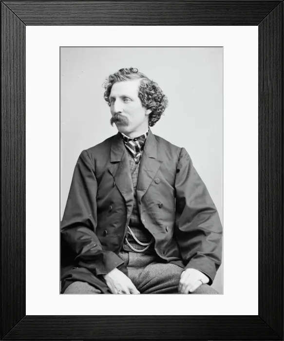 Framed Print : Artemus Ward, between 1855 and 1865. Creator: Unknown Framed Print : Artemus Ward, between 1855 and 1865. Creator: Unknown