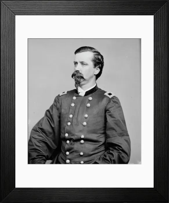 Framed Print : General Robert Sanford Foster, US Army, between 1855 and 1865. Creator: Unknown Framed Print : General Robert Sanford Foster, US Army, between 1855 and 1865. Creator: Unknown