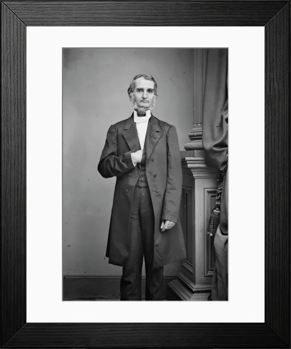 Framed Print : Rev. Rice, between 1855 and 1865. Creator: Unknown Framed Print : Rev. Rice, between 1855 and 1865. Creator: Unknown
