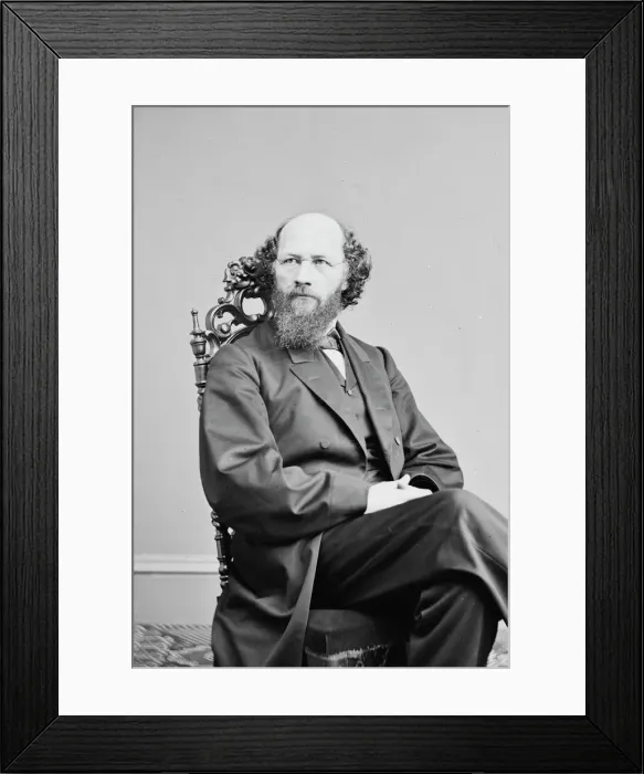 Framed Print : Judge S. J. Field, between 1855 and 1865. Creator: Unknown Framed Print : Judge S. J. Field, between 1855 and 1865. Creator: Unknown