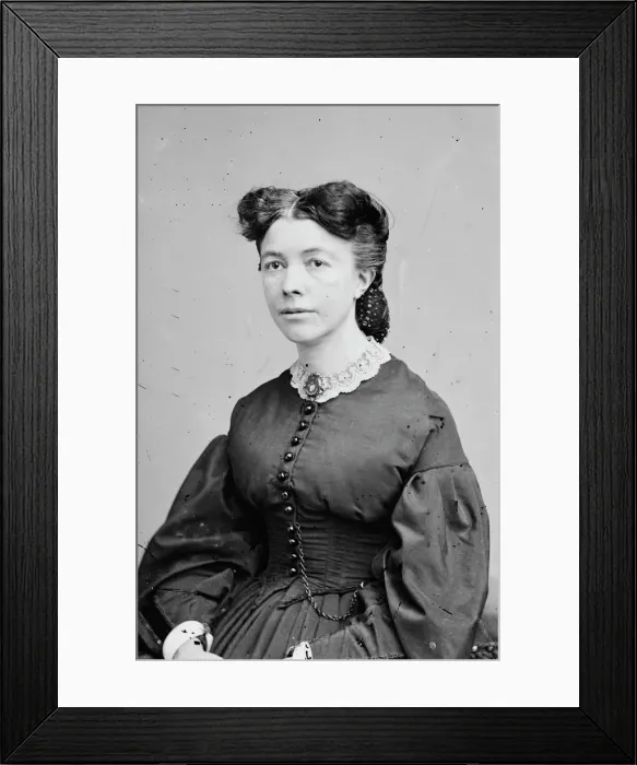 Framed Print : Miss Mary Booth, between 1855 and 1865. Creator: Unknown Framed Print : Miss Mary Booth, between 1855 and 1865. Creator: Unknown