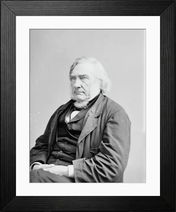 Framed Print : Judge Samuel Nelson, between 1855 and 1865. Creator: Unknown Framed Print : Judge Samuel Nelson, between 1855 and 1865. Creator: Unknown
