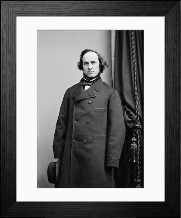 Framed Print : Rev. W. H. McAllister, between 1855 and 1865. Creator: Unknown Framed Print : Rev. W. H. McAllister, between 1855 and 1865. Creator: Unknown