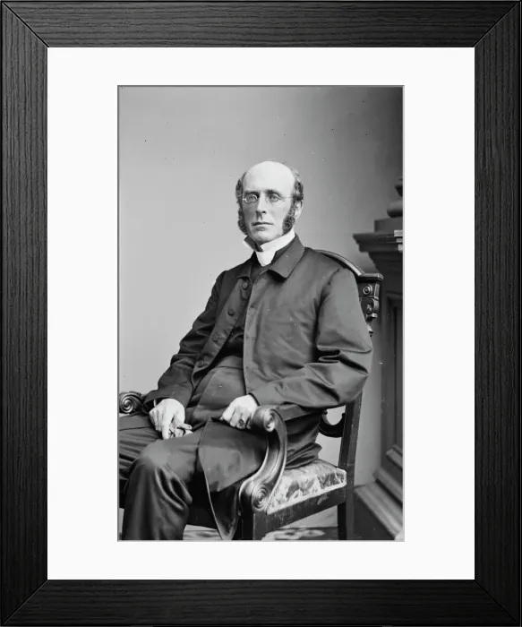 Framed Print : Bishop John Williams, between 1855 and 1865. Creator: Unknown Framed Print : Bishop John Williams, between 1855 and 1865. Creator: Unknown