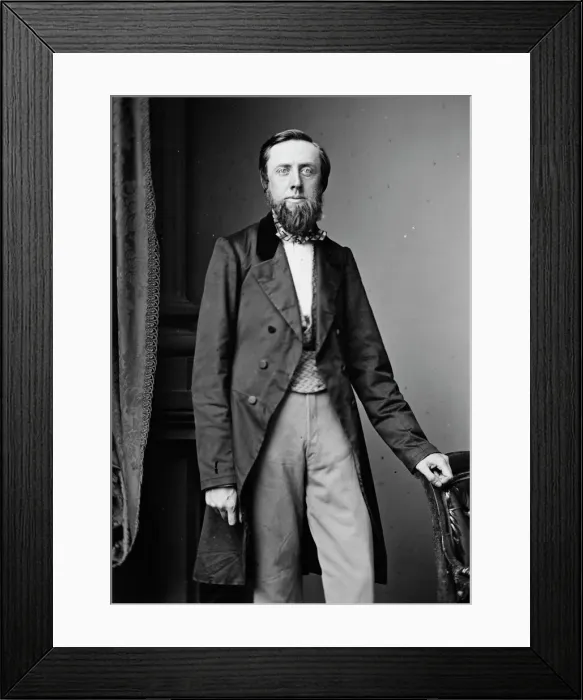 Framed Print : W. J. Waterberg, between 1855 and 1865. Creator: Unknown Framed Print : W. J. Waterberg, between 1855 and 1865. Creator: Unknown