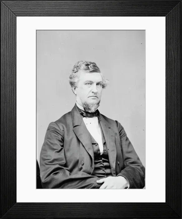 Framed Print : Zachariah Chandler of Michigan, between 1855 and 1865. Creator: Unknown Framed Print : Zachariah Chandler of Michigan, between 1855 and 1865. Creator: Unknown