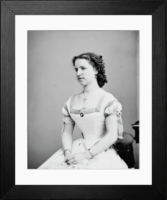 Framed Print : Mary Mitchell, between 1855 and 1865. Creator: Unknown Framed Print : Mary Mitchell, between 1855 and 1865. Creator: Unknown