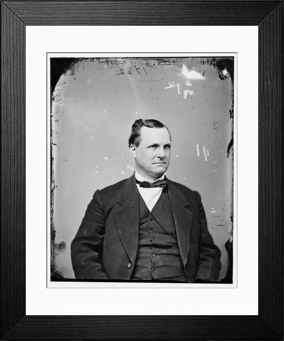 Framed Print : Judge Niblack, between 1860 and 1875. Creator: Unknown Framed Print : Judge Niblack, between 1860 and 1875. Creator: Unknown