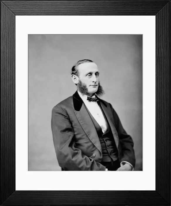 Framed Print : Hervey Chittenden Calkin of New York, between 1860 and 1875. Creator: Unknown Framed Print : Hervey Chittenden Calkin of New York, between 1860 and 1875. Creator: Unknown