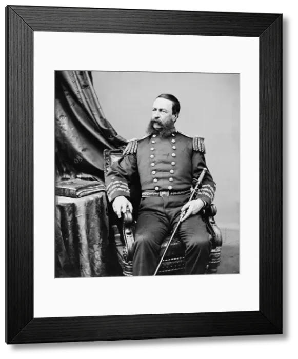 Framed Print : Admiral David Dixon Porter, US Navy, between 1860 and 1875. Creator: Unknown