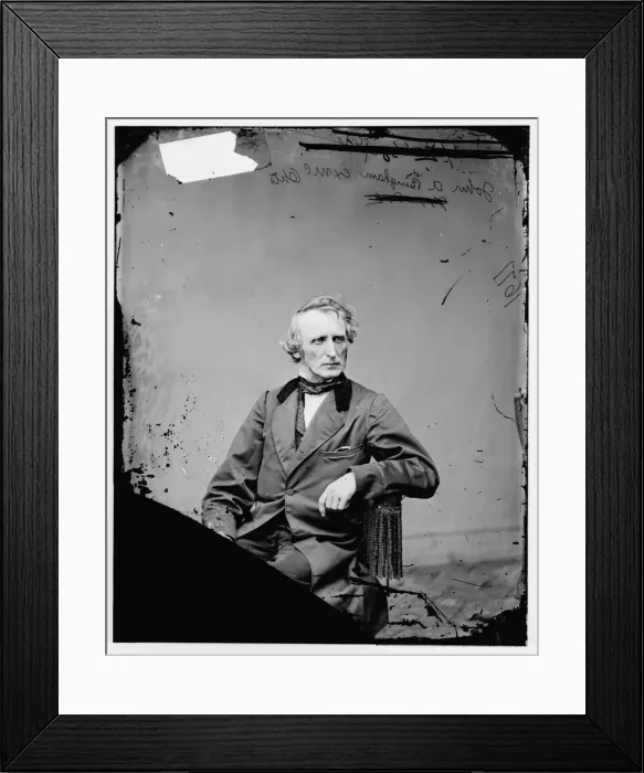 Framed Print : John Armour Bingham of Ohio, between 1860 and 1875. Creator: Unknown Framed Print : John Armour Bingham of Ohio, between 1860 and 1875. Creator: Unknown
