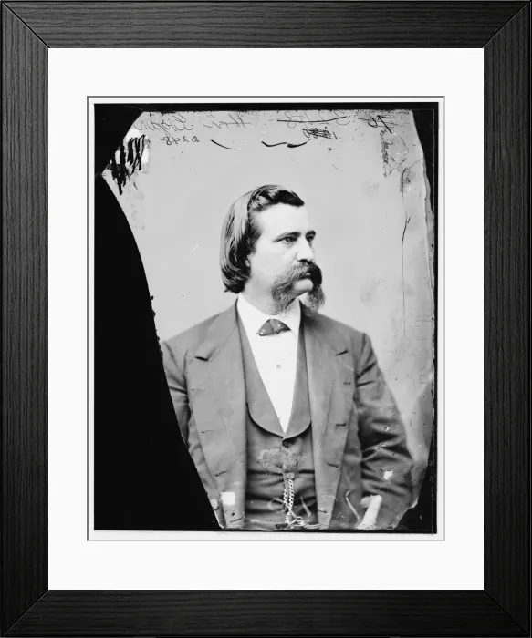 Framed Print : John A. Logan of Illinois, between 1860 and 1875. Creator: Unknown Framed Print : John A. Logan of Illinois, between 1860 and 1875. Creator: Unknown