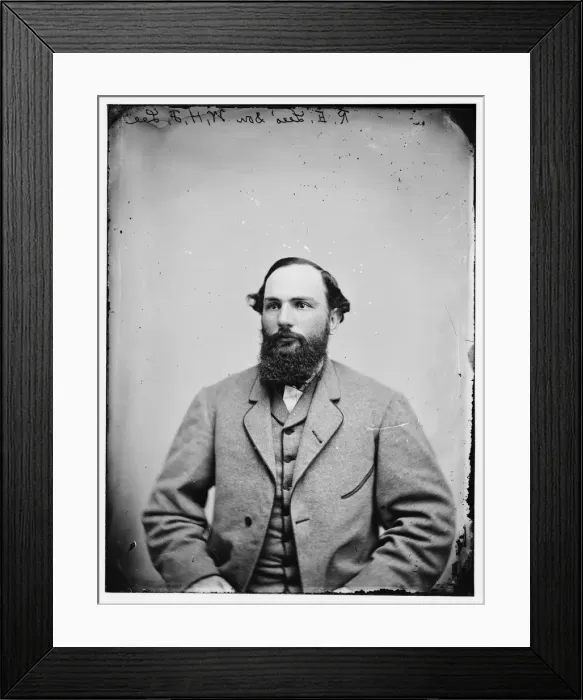 Framed Print : W. H. F. Lee, between 1860 and 1875. Creator: Unknown Framed Print : W. H. F. Lee, between 1860 and 1875. Creator: Unknown