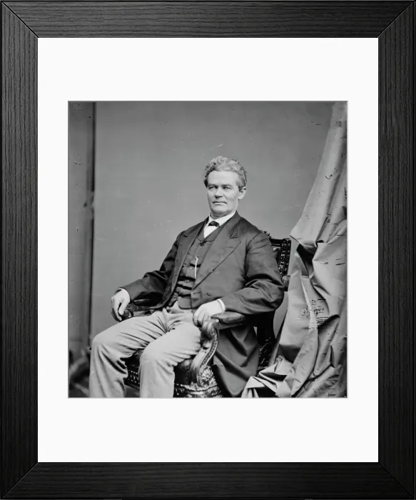 Framed Print : John Conness of California, between 1860 and 1875. Creator: Unknown Framed Print : John Conness of California, between 1860 and 1875. Creator: Unknown