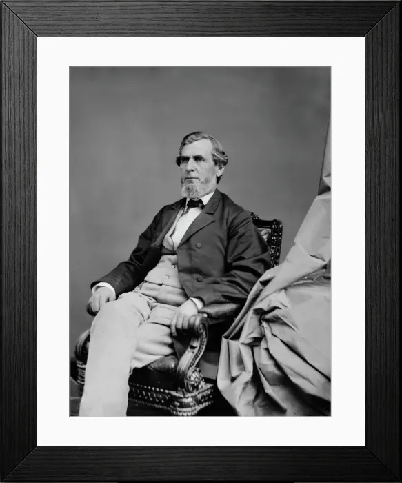 Framed Print : Columbus Delano of Ohio, between 1860 and 1875. Creator: Unknown Framed Print : Columbus Delano of Ohio, between 1860 and 1875. Creator: Unknown