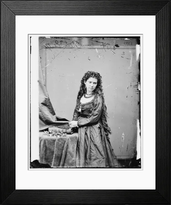 Framed Print : Vinnie Ream (Hoxie), ca. 1870. Creator: Unknown