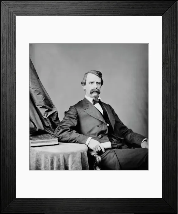 Framed Print : Erastus Wells of Missouri, between 1860 and 1875. Creator: Unknown Framed Print : Erastus Wells of Missouri, between 1860 and 1875. Creator: Unknown